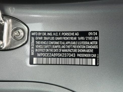 Used 2025 Porsche 718 Boxster Spyder RS RWD image 52