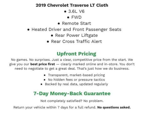 Used 2019 Chevrolet Traverse LT FWD image 2
