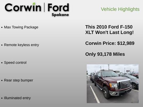 Used 2010 Ford F150 XLT image 6