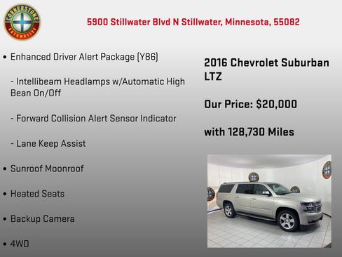 Used 2016 Chevrolet Suburban LTZ AWD/4WD image 30