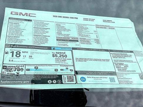 New 2026 GMC Sierra 1500 Pro w/ Pro Value Package image 13