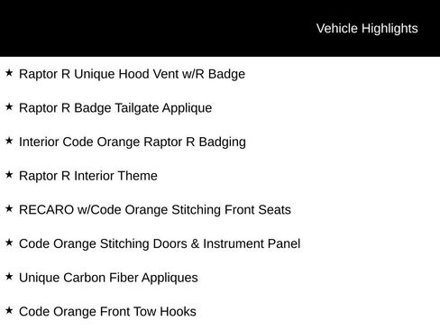 New 2025 Ford F150 Raptor w/ Equipment Group 803A Raptor R image 9