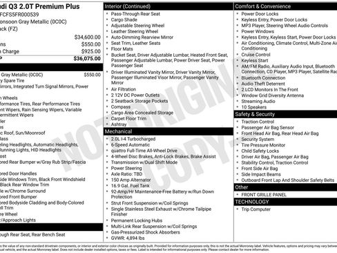 Used 2015 Audi Q3 2.0T Premium Plus image 38