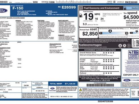 Used 2024 Ford F150 Lariat w/ Tow/Haul Package AWD/4WD image 36