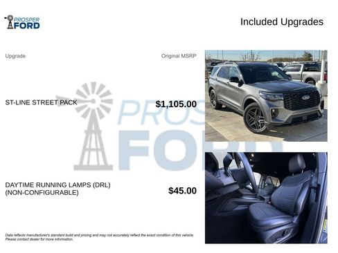 Used 2025 Ford Explorer ST-Line w/ ST-Line Street Pack image 3