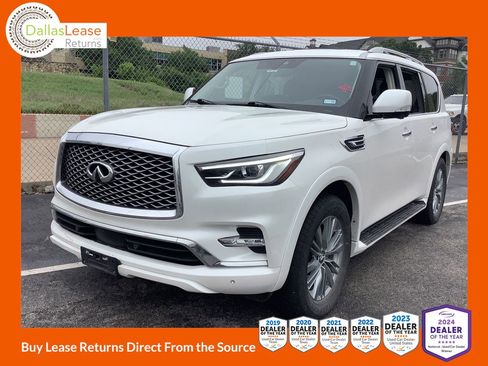 Used 2022 INFINITI QX80 Luxe w/ Cargo Package AWD/4WD image 1