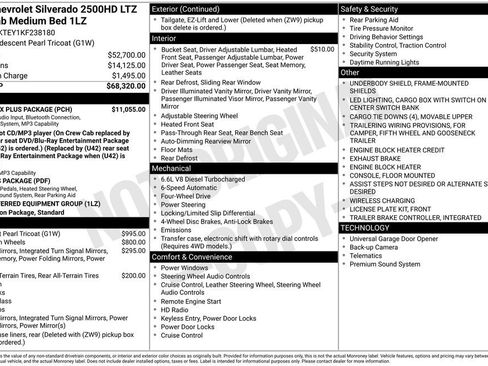Used 2019 Chevrolet Silverado 2500 LTZ w/ Duramax Plus Package AWD/4WD image 12