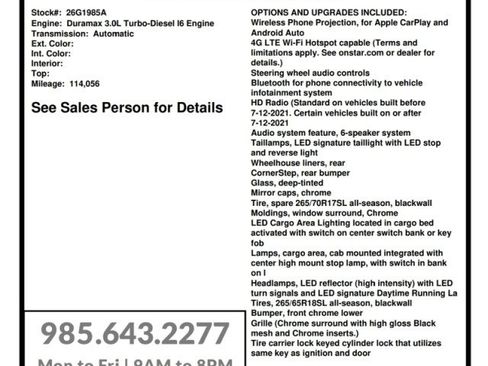 Used 2021 GMC Sierra 1500 SLT w/ SLT Premium Plus Package AWD/4WD image 22