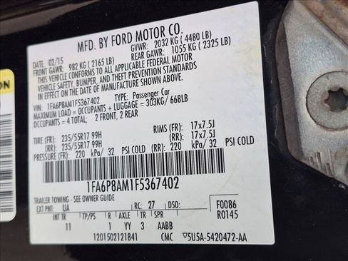 Used 2015 Ford Mustang Coupe RWD image 22