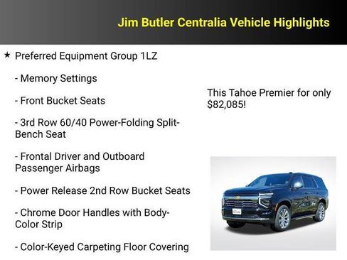 New 2026 Chevrolet Tahoe Premier AWD/4WD image 7