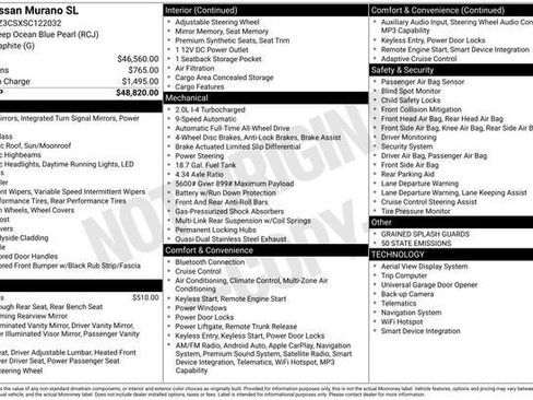 Certified 2025 Nissan Murano SL image 30