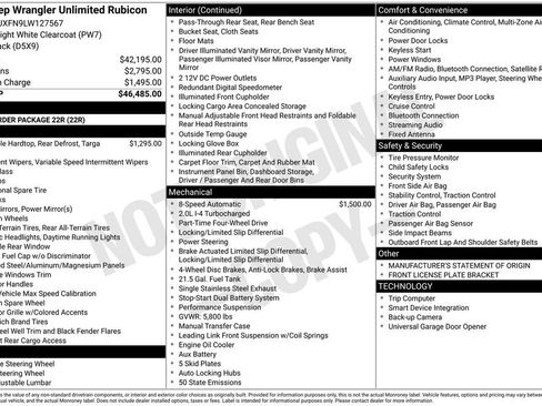 Used 2020 Jeep Wrangler Unlimited Rubicon image 37