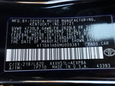 Used 2021 Toyota Avalon Limited w/ Advanced Safety Package FWD image 40