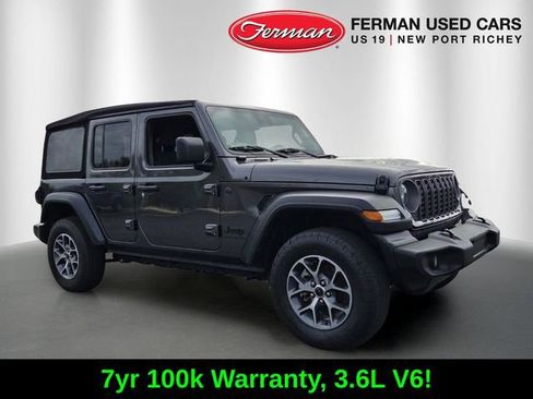 Certified 2024 Jeep Wrangler Unlimited Sport AWD/4WD image 1