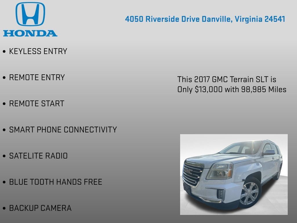 Used 2017 GMC Terrain SLT w/ Open Road Package FWD image 7