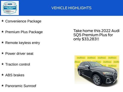 Used 2022 Audi SQ5 Premium Plus w/ Premium Plus Package AWD/4WD image 18