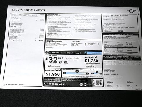 New 2026 MINI Cooper 4-Door Hardtop image 34
