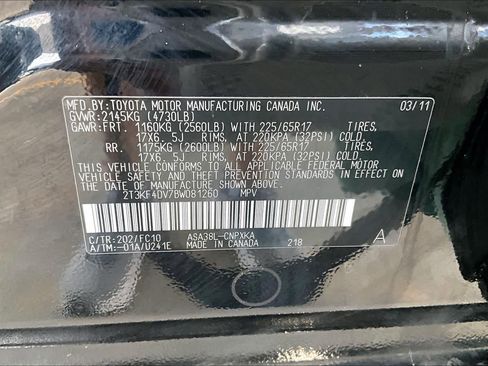 Used 2011 Toyota RAV4 2WD w/ 3rd Row image 33