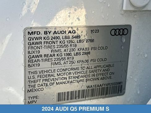 Used 2024 Audi Q5 2.0T Premium Plus AWD/4WD image 32