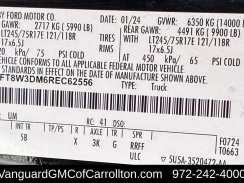 Used 2024 Ford F350 Lariat w/ Lariat Ultimate Package image 33