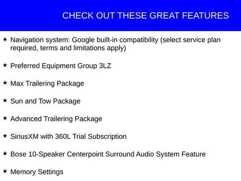 Used 2026 Chevrolet Tahoe High Country w/ Sun And Tow Package AWD/4WD image 6