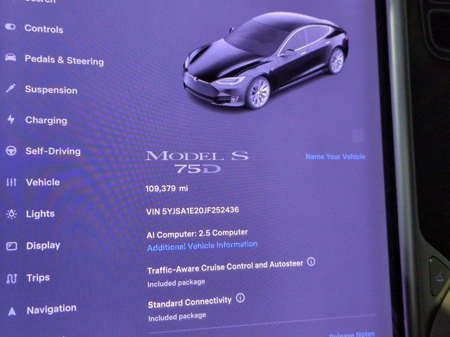 Used 2018 Tesla Model S 75D AWD/4WD image 19