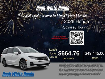 New 2026 Honda Odyssey Touring