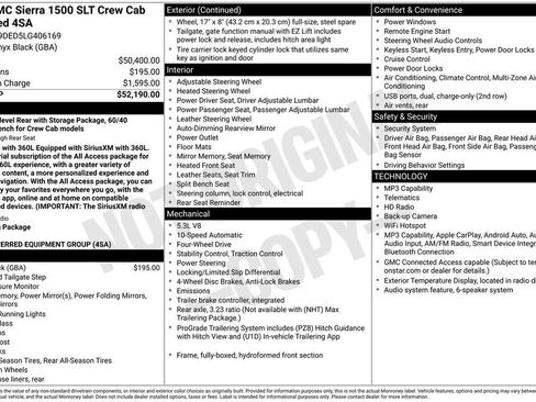 Used 2020 GMC Sierra 1500 SLT AWD/4WD image 2
