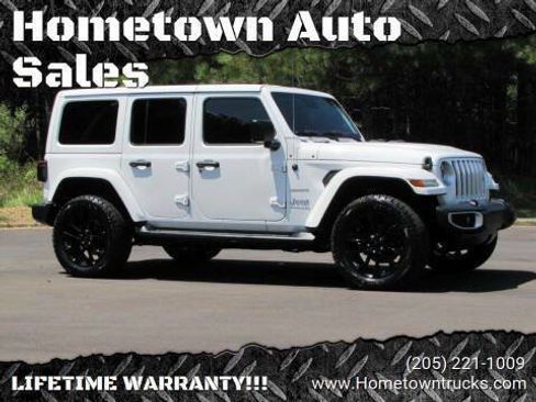 Used 2021 Jeep Wrangler Unlimited Sahara w/ Cold Weather Group image 1