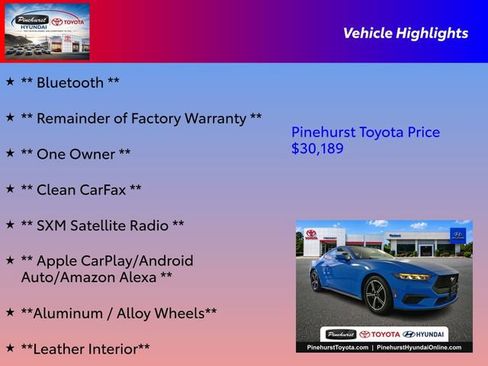 Used 2024 Ford Mustang Premium RWD image 16