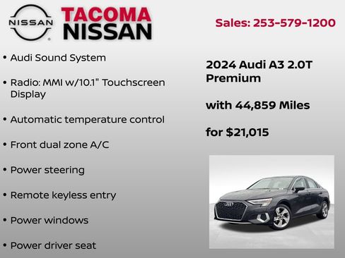 Used 2024 Audi A3 2.0T Premium FWD image 6