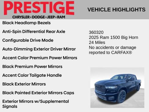Used 2025 RAM 1500 Big Horn AWD/4WD image 6