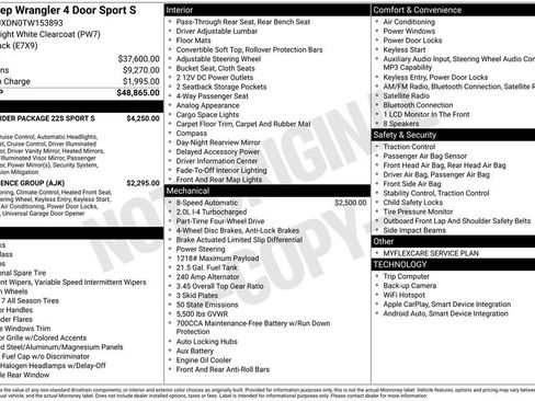 New 2026 Jeep Wrangler Sport S image 6