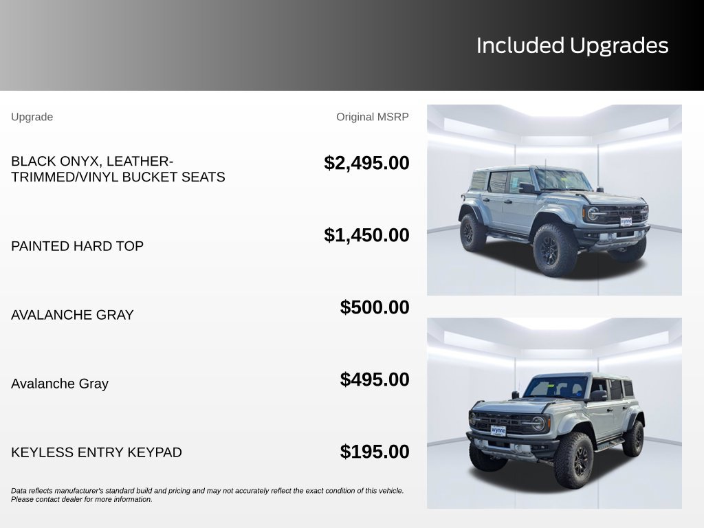 New 2026 Ford Bronco Raptor AWD/4WD image 3