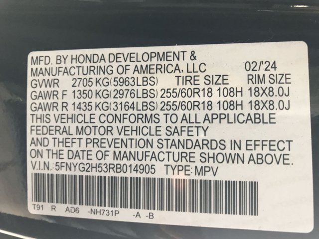 Used 2024 Honda Pilot EX-L image 22