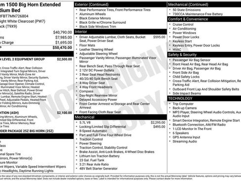 Used 2021 RAM 1500 Big Horn AWD/4WD image 4