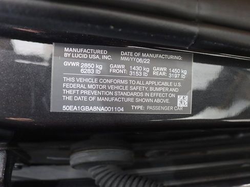 Used 2022 Lucid Air Grand Touring image 46