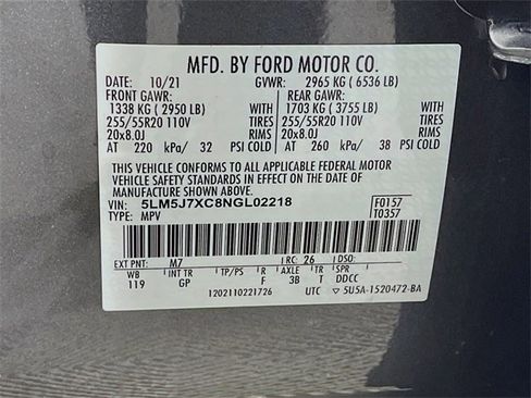 Used 2022 Lincoln Aviator Reserve w/ Elements Package Plus image 36