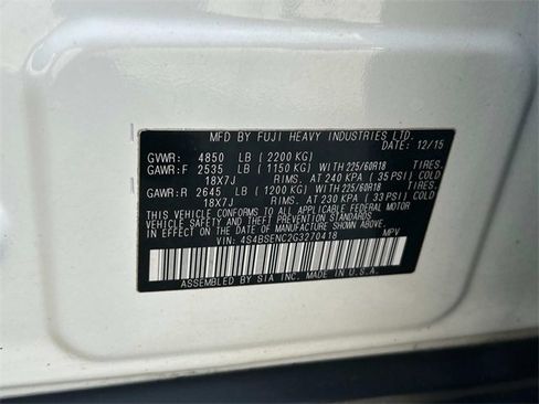 Used 2016 Subaru Outback 3.6R Limited image 11