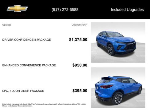 Used 2025 Chevrolet Blazer RS w/ Driver Confidence II Package AWD/4WD image 5