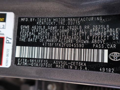 Used 2015 Toyota Camry SE FWD image 25