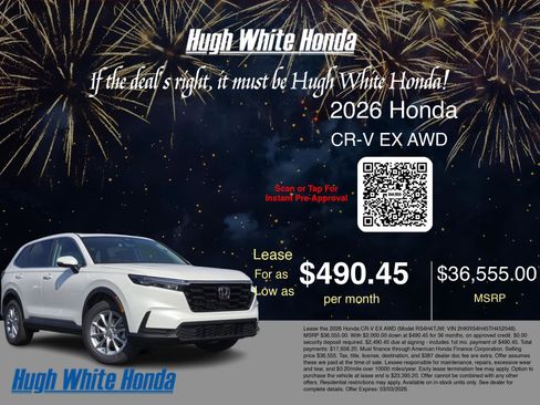 New 2026 Honda CR-V EX image 3