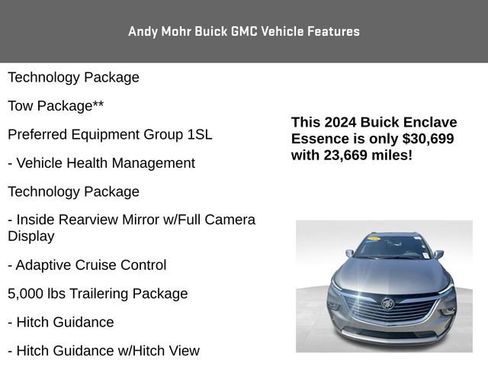 Used 2024 Buick Enclave Essence w/ Technology Package FWD image 11