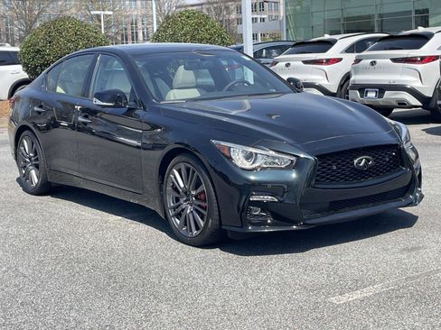Used 2023 INFINITI Q50 Red Sport 400 w/ Black Opal Edition image 5