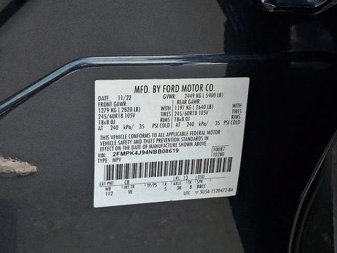 Certified 2022 Ford Edge SEL w/ Convenience Package AWD/4WD image 28