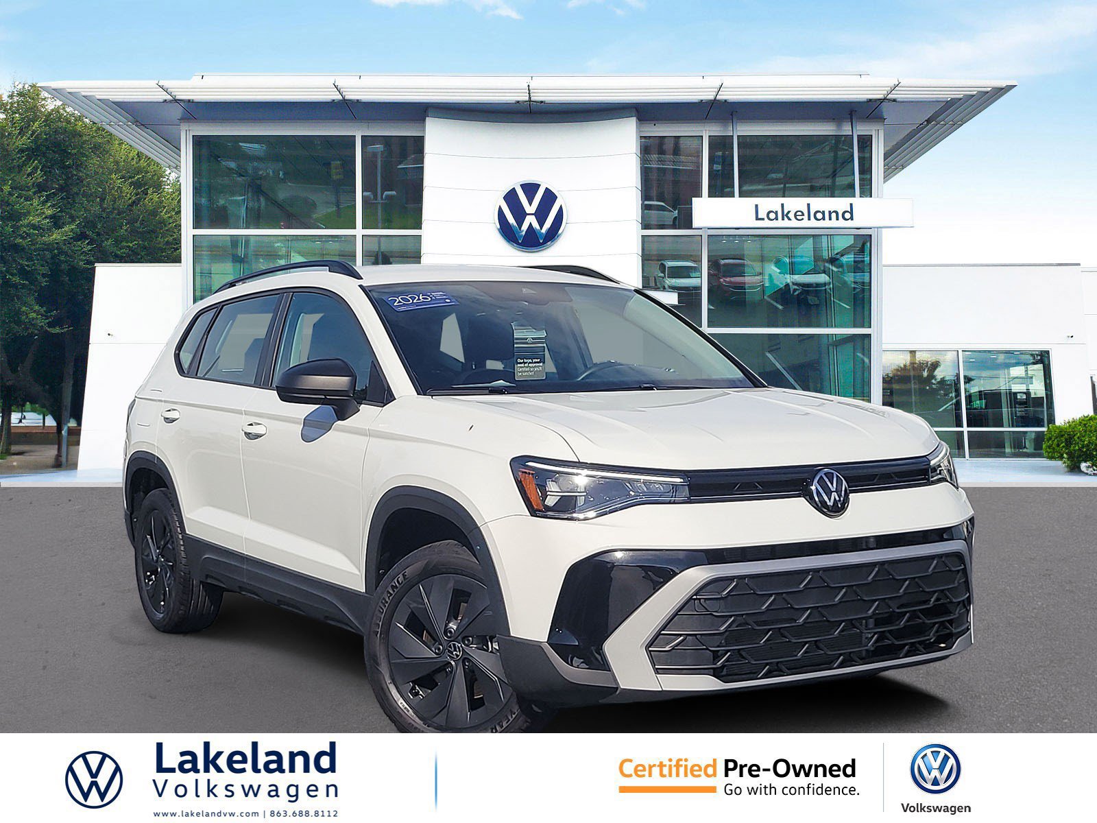 Certified 2026 Volkswagen Taos S FWD image 1