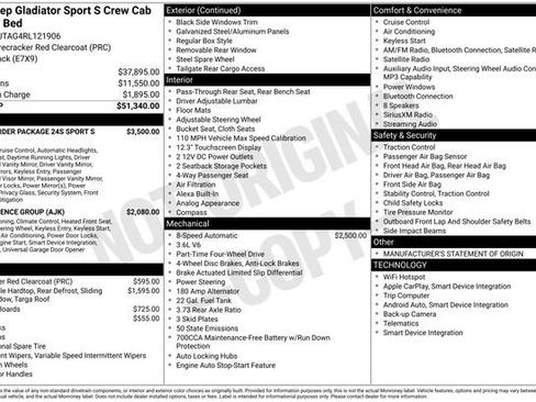 Used 2024 Jeep Gladiator Sport image 3