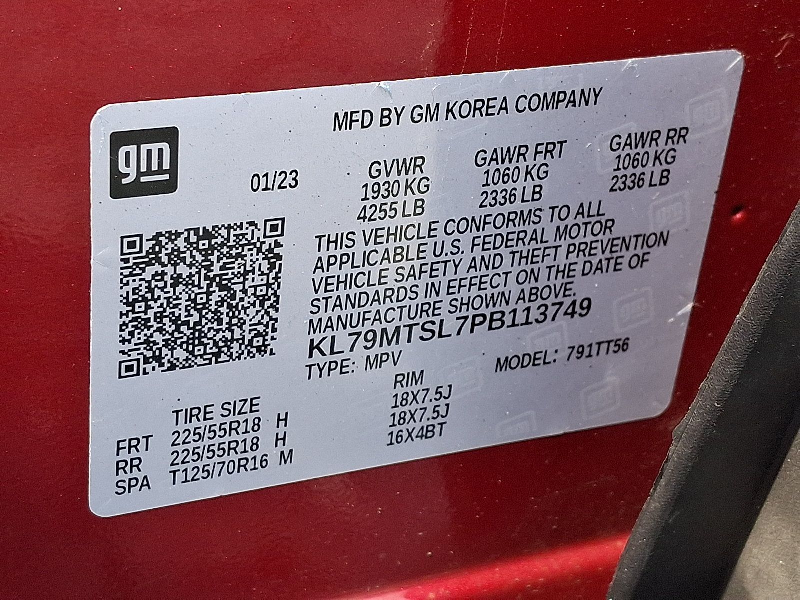 Certified 2023 Chevrolet TrailBlazer RS FWD image 26