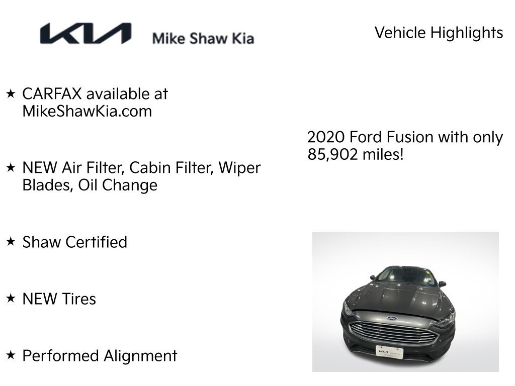 Used 2020 Ford Fusion SE FWD image 6