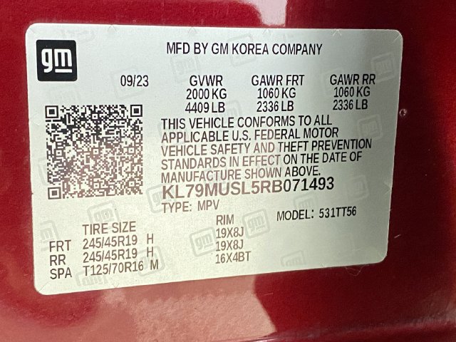 Certified 2024 Chevrolet TrailBlazer RS w/ Driver Confidence Package AWD/4WD image 33